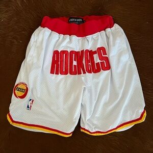 JUST DON Houston Rockets Shorts